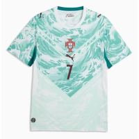 Camiseta Portugal Cristiano Ronaldo #7 Segunda Equipación Replica Mundial 2026 mangas cortas